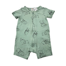 Load image into Gallery viewer, Unisex Cotton On, Disney Winnie the Pooh soft feel zip romper, FUC, size 00,