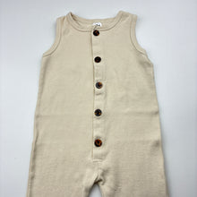 Load image into Gallery viewer, Unisex Baby Berry, ribbed stretchy romper, EUC, size 1,