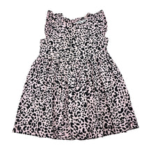 Load image into Gallery viewer, Girls KID, pink &amp; black cotton casual dress, GUC, size 3, L: 48cm