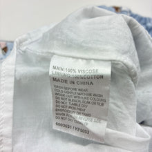 Load image into Gallery viewer, Girls Beatrix Potter, Peter Rabbit cotton lined floral viscose dress, EUC, size 0, L: 40cm