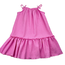 Load image into Gallery viewer, Girls Mango, stretchy crinkle summer dress, GUC, size 3, L: 52cm