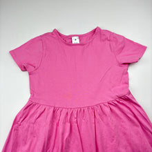 Load image into Gallery viewer, Girls Target, pink cotton t-shirt dress, EUC, size 6, L: 61cm