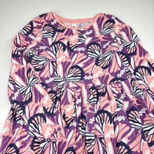 Load image into Gallery viewer, Girls KID, cotton long sleeve dress, wash fade, FUC, size 6, L: 58cm