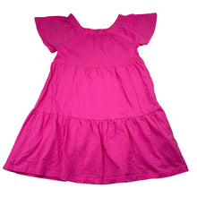 Load image into Gallery viewer, Girls Mango, pink cotton dress, GUC, size 6, L: 60cm