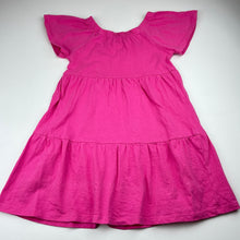 Load image into Gallery viewer, Girls Mango, pink cotton dress, GUC, size 6, L: 60cm