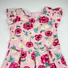 Load image into Gallery viewer, Girls Tutus &amp; Tambourines, soft feel stretchy floral dress, pilling, FUC, size 7, L: 67cm