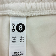 Load image into Gallery viewer, Girls KID, fleece lined track pants elasticated, EUC, size 8,