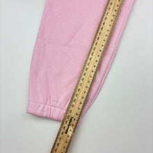 Load image into Gallery viewer, Girls KID, pink fleece lined track pants elasticated, EUC, size 8,