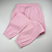 Load image into Gallery viewer, Girls KID, pink fleece lined track pants elasticated, EUC, size 8,