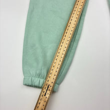 Load image into Gallery viewer, Girls KID, green fleece lined track pants elasticated, EUC, size 8,