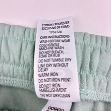 Load image into Gallery viewer, Girls KID, green fleece lined track pants elasticated, EUC, size 8,