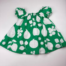 Load image into Gallery viewer, Girls Country Road, cotton lined linen / cotton dress, EUC, size 00, L: 37cm