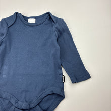 Load image into Gallery viewer, Unisex Bonds, ribbed long sleeve cotton bodysuit / romper, EUC, size 000,