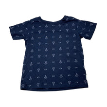 Load image into Gallery viewer, Boys Sprout, navy cotton t-shirt, GUC, size 1,