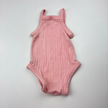 Load image into Gallery viewer, Girls Dymples, pink pointelle cotton singletsuit, EUC, size 00,