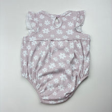 Load image into Gallery viewer, Girls 4 Baby, floral cotton romper, EUC, size 000,