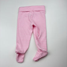 Load image into Gallery viewer, Girls Anko, ribbed stretchy footed leggings / bottoms, EUC, size 000,
