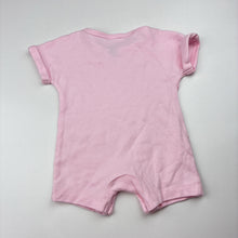 Load image into Gallery viewer, Girls Anko, pink soft cotton romper, EUC, size 0000,