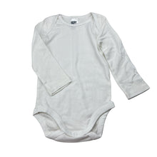 Load image into Gallery viewer, Unisex Anko, soft cotton long sleeve bodysuit / romper, EUC, size 0,