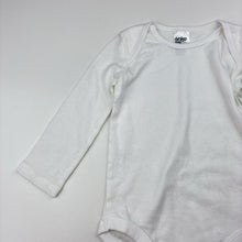Load image into Gallery viewer, Unisex Anko, soft cotton long sleeve bodysuit / romper, EUC, size 0,