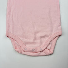 Load image into Gallery viewer, Girls Anko, pink soft cotton bodysuit / romper, EUC, size 1,
