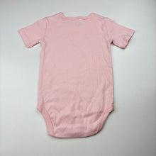 Load image into Gallery viewer, Girls Anko, pink soft cotton bodysuit / romper, EUC, size 1,