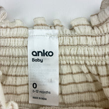Load image into Gallery viewer, Girls Anko, soft feel stretchy summer romper, EUC, size 0,