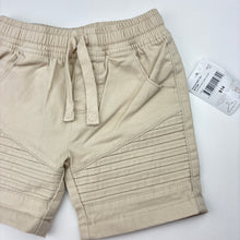 Load image into Gallery viewer, Boys Dymples, stretch cotton chino shorts elasticated, NEW, size 0,