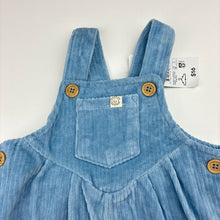 Load image into Gallery viewer, Unisex Dymples, ribbed velour overalls, NEW, size 000,