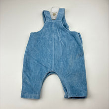 Load image into Gallery viewer, Unisex Dymples, ribbed velour overalls, NEW, size 000,