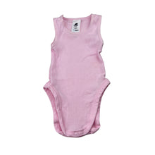 Load image into Gallery viewer, Girls Dymples, ribbed organic cotton singlet suit, EUC, size 000,