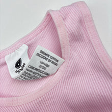 Load image into Gallery viewer, Girls Dymples, ribbed organic cotton singlet suit, EUC, size 000,