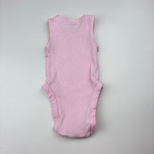 Load image into Gallery viewer, Girls Dymples, ribbed organic cotton singlet suit, EUC, size 000,