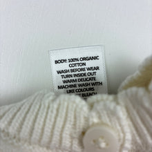 Load image into Gallery viewer, Girls Target, organic cotton knit cardigan, EUC, size 000,