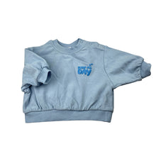 Load image into Gallery viewer, Unisex Baby Berry, soft feel stretchy fleece lined sweater / jumper, EUC, size 000,