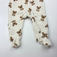 Load image into Gallery viewer, Unisex Anko, soft fleece zip coverall / romper, EUC, size 000,