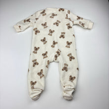 Load image into Gallery viewer, Unisex Anko, soft fleece zip coverall / romper, EUC, size 000,