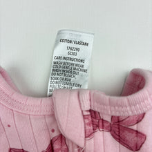 Load image into Gallery viewer, Girls Dymples, ribbed stretchy zip romper, EUC, size 000,