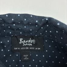 Load image into Gallery viewer, Boys Bardot Junior, lightweight short sleeve shirt, bow tie, EUC, size 0,