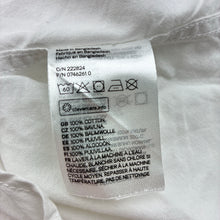 Load image into Gallery viewer, Boys H&amp;M, white cotton long sleeve shirt, GUC, size 1,