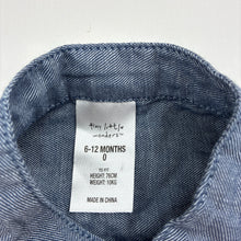 Load image into Gallery viewer, Boys Tiny Little Wonders, lightweight cotton short sleeve shirt, EUC, size 0,