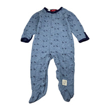 Load image into Gallery viewer, Boys Sprout, soft feel stretchy coverall / romper, GUC, size 00,