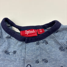 Load image into Gallery viewer, Boys Sprout, soft feel stretchy coverall / romper, GUC, size 00,
