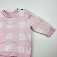 Load image into Gallery viewer, Girls Dymples, knitted cotton sweater / jumper, GUC, size 000,