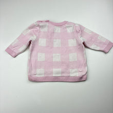 Load image into Gallery viewer, Girls Dymples, knitted cotton sweater / jumper, GUC, size 000,