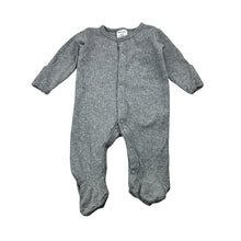 Load image into Gallery viewer, Unisex Baby Berry, ribbed stretchy coverall / romper, EUC, size 000,