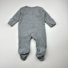 Load image into Gallery viewer, Unisex Baby Berry, ribbed stretchy coverall / romper, EUC, size 000,