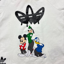 Load image into Gallery viewer, Boys Adidas, Disney, cotton t-shirt / top, light discolouration at neck, FUC, size 0,