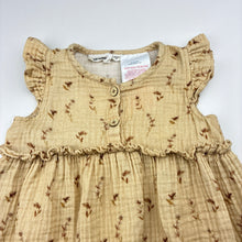 Load image into Gallery viewer, Girls Lil Atelier, crinkle organic cotton dress, FUC, size 0, L: 37cm