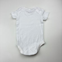 Load image into Gallery viewer, Unisex Anko, white cotton bodysuit / romper, EUC, size 00,